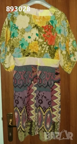 От естествена коприна Bela Fashions , снимка 4 - Рокли - 55251355