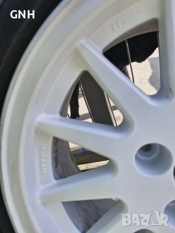 Джанти Intra 15 цола , 4х100 ,7j , et20 195/45/15 Bwm Vw Honda Opel, снимка 9 - Гуми и джанти - 54576489
