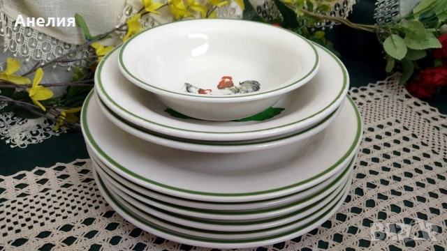 Кокошки и петли Luciano collection Italy , снимка 3 - Чинии - 54156704