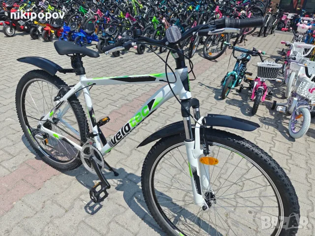 PA Алуминиев велосипед 27.5" PRO бял/зелен, снимка 4 - Велосипеди - 55553634