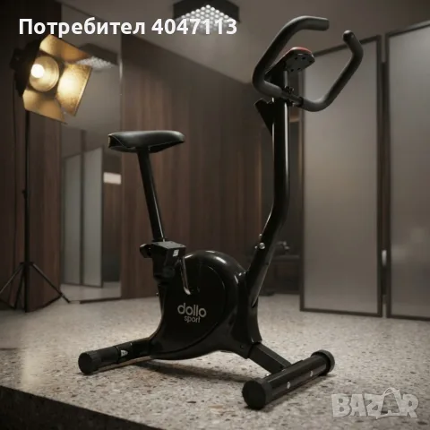 Велоергометър със LCD дисплей, регулируемо съпротивление и седалка, до 120 кг - Домашен стационарен , снимка 3 - Фитнес уреди - 55392545
