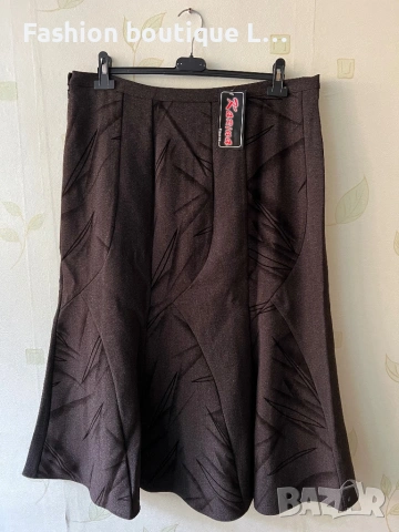 Нова с етикета дълга кафява пола с цип на гърба 🤎 Налични размери M , L , XL , XXL 🤎
