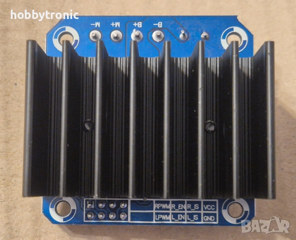 BTN7960, BTS7960 dual H-bridge motor driver 43A, снимка 2 - Друга електроника - 49176800
