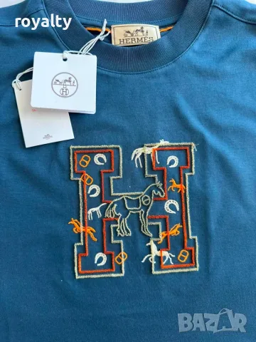 Hermes Нова Оригинална Мъжка Тениска Ерме , снимка 3 - Тениски - 55565041