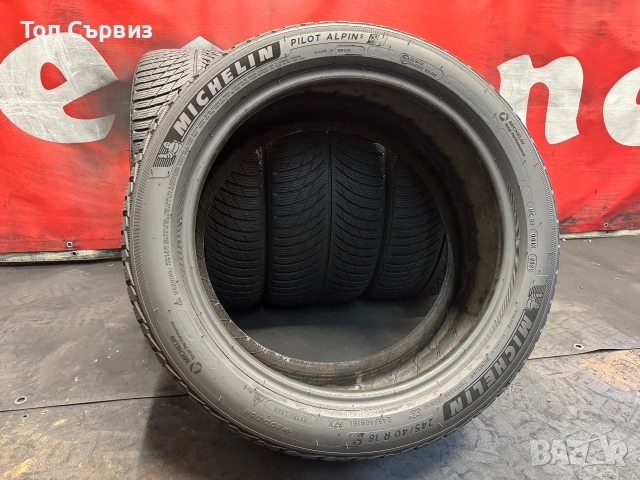 245 40 18, Зимни гуми, Michelin PilotAlpin5, 4 броя, снимка 5 - Гуми и джанти - 54980436