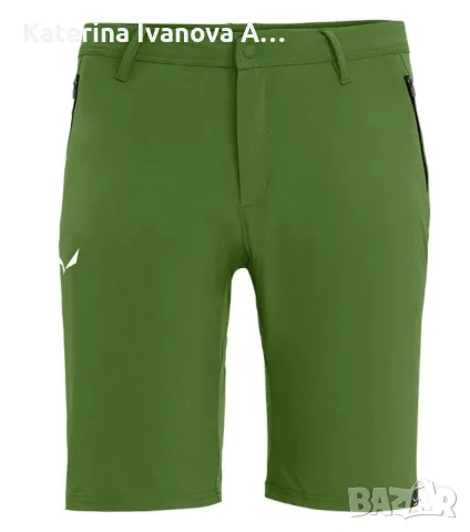 Мъжки къси панталони Salewa Puez Talveno Durastretch Shorts Men – Green Размер M, цена: 73 €