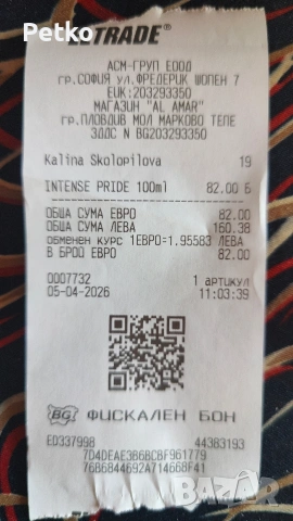 Дубайски Парфюм Intense Pride, снимка 3 - Унисекс парфюми - 54166342