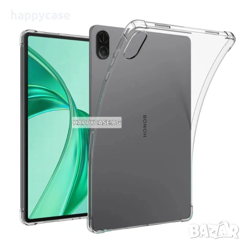Honor Pad X8b 11.0" 2026 / X8a 11.0" 2024 / Усилен прозрачен TPU силиконов кейс гръб за таблет