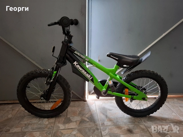 Детски велосипед Kross Kawasaki-16цола, снимка 3 - Велосипеди - 49752070