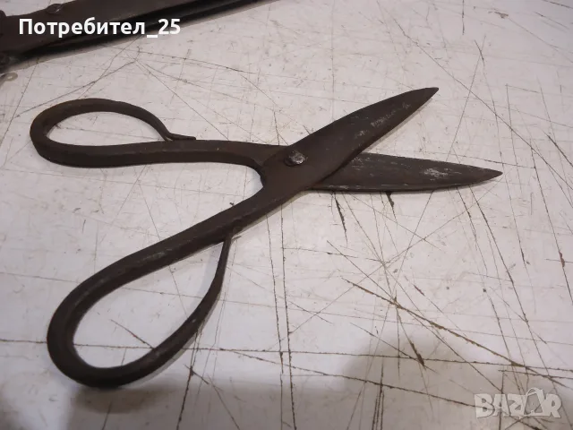 Стари ковани ножици, снимка 6 - Други ценни предмети - 55549507