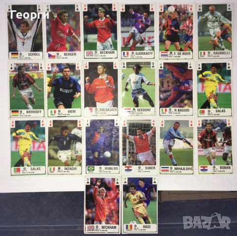 Лот карти за игра AKAS Euro 2000 Евро  , снимка 2 - Образователни игри - 54538349