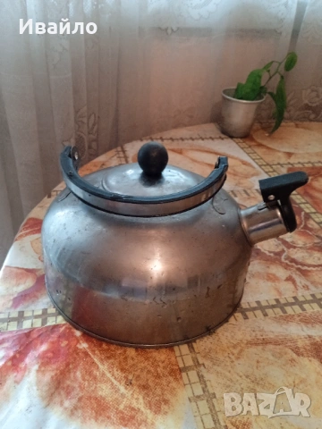 Стар чайник, снимка 2 - Антикварни и старинни предмети - 54587158