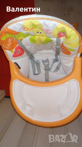 Детско столче за хранене Lorelli Bravo Orange Fruits, снимка 8 - Столчета за хранене - 54009148