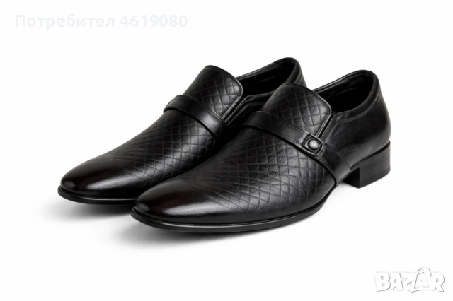 Мъжки официални обувки – естествена кожа, номер 40