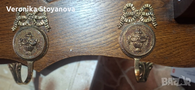 Стенна закачалка, снимка 4 - Антикварни и старинни предмети - 54003615