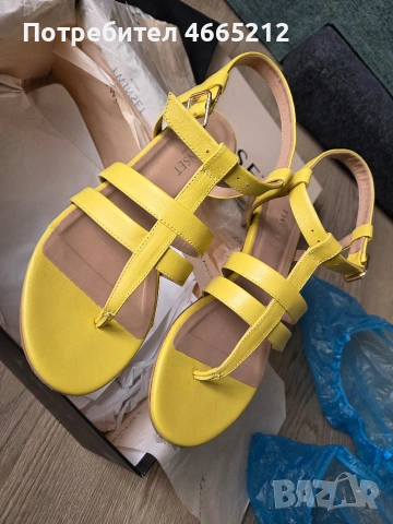 кожени сандали Twinset, снимка 3 - Сандали - 54303485