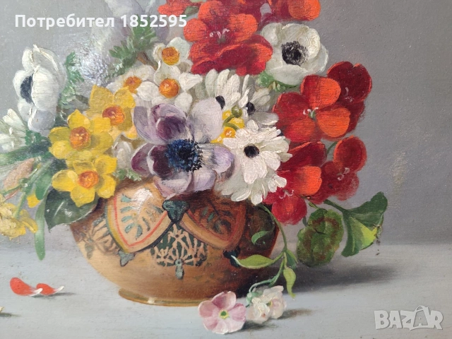 Оригинална картина Jules Benyon. 1934, снимка 3 - Картини - 55223837