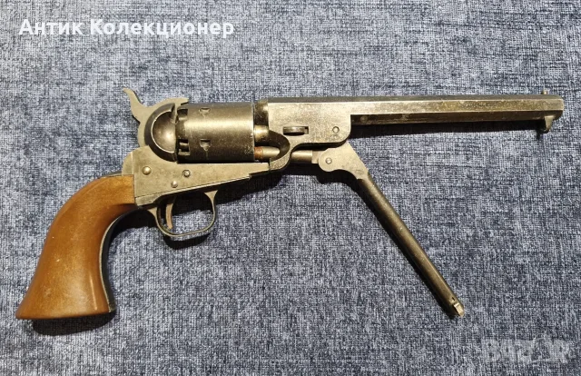 Colt Navy Model 1851 Револвер– Japan, Реплика, снимка 5 - Антикварни и старинни предмети - 55657866
