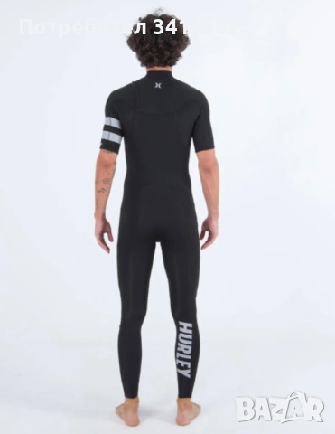 Мъжки неопренов костюм Hurley Advant 2/2 размер MS Fullsuit, снимка 5 - Водни спортове - 54800156