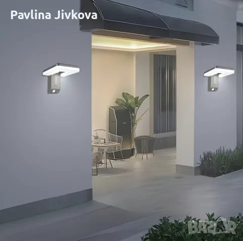 Сгъваем Соларен LED Аплик с Датчик за Движение – Мощно Автоматично Външно Осветление за Градина, снимка 2 - Соларни лампи - 55596266