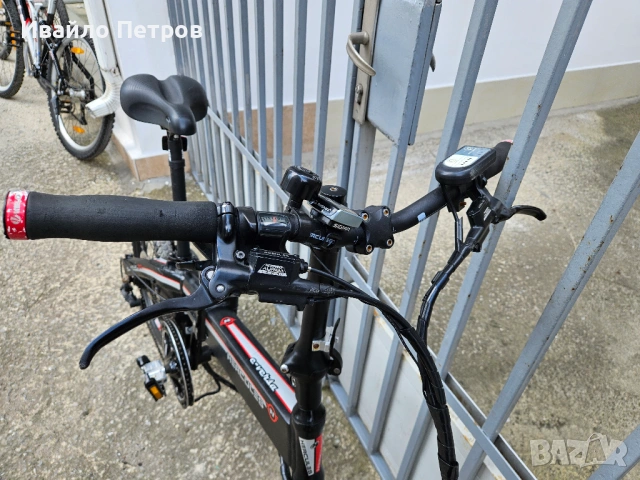 Електрически сгъваем велосипед 20 цола HERCULES-шест месеца гаранция, снимка 4 - Велосипеди - 54236506