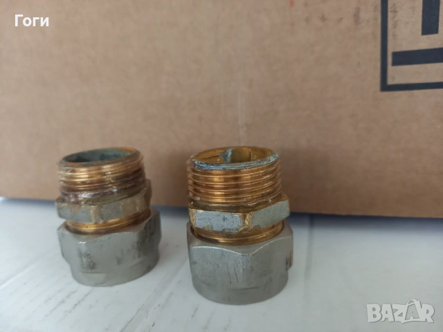 Адаптори 26 х 1 за РЕ -АL тръба мъжки 2 броя, снимка 2 - ВИК - 54526453
