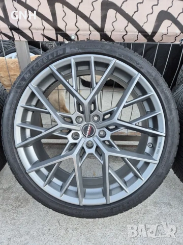 Джанти Borbet 21 цола , 5х112 , 8.5j , et45 , 255/35/21 Mercedes Audi, снимка 4 - Гуми и джанти - 54484006