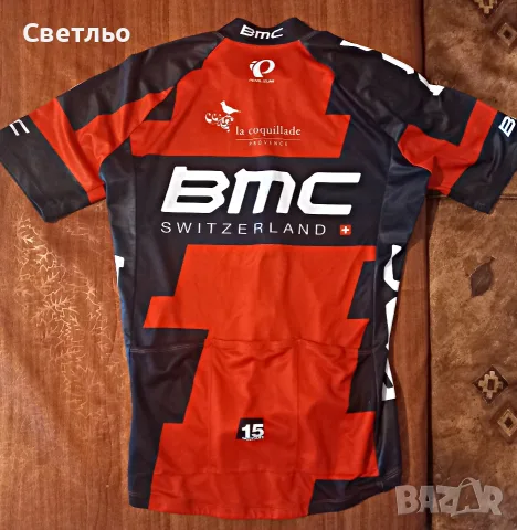 Джърси BMC Switzerland Shimano Вело екип тениска, снимка 5 - Спортни дрехи, екипи - 55338345