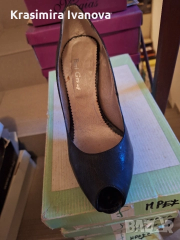 нови обувки естествен лак , снимка 5 - Дамски обувки на ток - 54209716