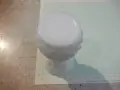Ваза стъклена бяла, снимка 4