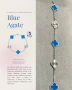 Van Cleef & Arpels VCA 5 Motifs Silver Blue Agate Clear Vintage Alhambra Дамска Гривна, снимка 7