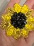 Handmade Много красива брошка - Слънчоглед , снимка 7