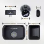 YEJATA Безжичен микрофон тип Lavalier – USB-C, шумопотискане, Plug & Play, снимка 3