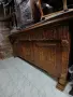 Дъбов шкаф с дърворезба, снимка 5