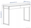 Ikea besta burs , бял гланц Бюро , тоалетка, снимка 3