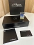 Запалка S.T. Dupont Ligne 2 Montecristo Dark Blue – отлично състояние, двоен пламък, снимка 4