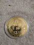 възпоменателна   позлатена монета  Биткойн., снимка 1