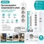 Разклонител Aerbes с 5 контакта 4 USB портове Type-C и 2м кабел, снимка 8