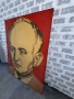 Огромен портрет на Тодор Живков – масло върху платно, снимка 5
