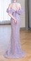 Лилава официална рокля, снимка 8