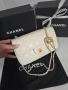 Chanel Flap Bag gold square Дамска Чанта От Естествена Телешка Кожа Код Brand Luxury Fashion28, снимка 2