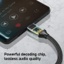 USB C Lightning към 3.5 мм жак за слушалки, USB C към AUX адаптер, съвместим със Samsung S22 Ultra, снимка 4