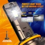 FREERAP LED крушки за кола 9012/HIR2 120W 36000 lm 6500K, комплект 2 броя, снимка 7