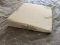 Бебешка антирефлуксна възглавница 60х39см Aloe (Алое Вера), снимка 3