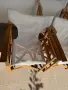 Градински сгъваеми дървени столове 5бр , снимка 3