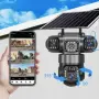 Соларна камера Lylu 4G със SIM и 4 лещи + Карта памет HIKSEMI NEO 64GB, снимка 3