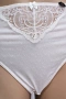 Hunkemöller дамски бикини 2XL – бели с дантелен акцент, снимка 3