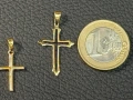 Златен кръст чисто нов 14 к 585 gold zlaten krast , снимка 8