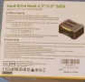 Докинг станция за RGB твърд диск, двойна докинг станция за 2,5/3,5 инча SATA HDD SSD,клониране..., снимка 3