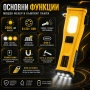 Мощен акумулаторен LED фенер къмпинг лампа осветление за риболов туризъм палатка аварии автомобил, снимка 2